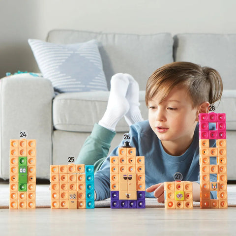 MathLink® Cubes Numberblocks® 21-30 Activity Set-Early Years Maths,Learning Activity Kits,Learning Resources,Maths,Maths Toys-Learning SPACE