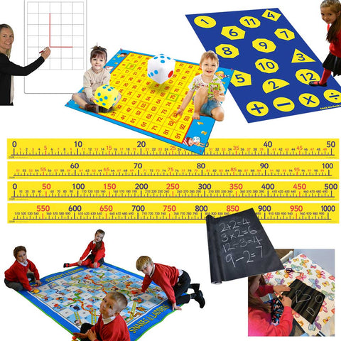 Maths In The Playground-Classroom Packs, EDUK8, Maths, Playground, Playground Equipment, Playground Wall Art & Signs, Primary Maths-Learning SPACE