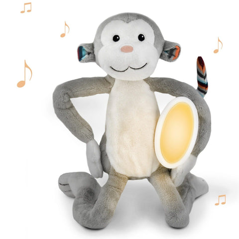 Max The Monkey - Nightlight with Soothing Melodies-Calmer Classrooms,Calming & Anxiety,Calming and Relaxation,Comfort Toys,Games & Toys,Gifts For 1 Year Olds,Gifts For 2-3 Years Old,Gifts For 3-5 Years Old,Life Skills,Night Light,Sensory Light Up Toys,Sleep Issues,Visual Sensory Toys-Learning SPACE
