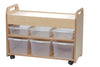 Medium Light Box Trolley with Delivery-Classroom Furniture,Dropship,Furniture,Library Furniture,Light Boxes,Millhouse,Sensory Room Furniture,Storage,Storage Bins & Baskets,Wellbeing Furniture-Learning SPACE