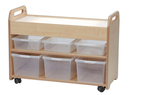 Medium Light Box Trolley with Delivery-Classroom Furniture,Dropship,Furniture,Library Furniture,Light Boxes,Millhouse,Sensory Room Furniture,Storage,Storage Bins & Baskets,Wellbeing Furniture-Learning SPACE