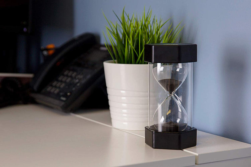 Medium Sand Timer - 30 Min. (Black), Learning SPACE
