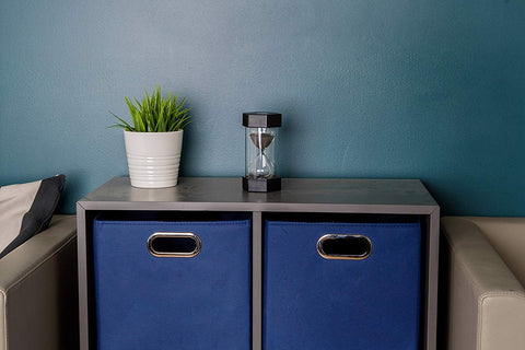 Medium Sand Timer - 30 Min. (Black)-AllSensory,Calming & Anxiety,Early Science,Early Years Maths,Maths,Playlearn,Primary Maths,PSHE,Sand Timers & Timers,Sensory Seeking,Transitions and Routines,Visual Sensory Toys-Learning SPACE