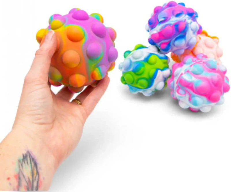Mega Push Popper Fidget Ball 10cm, Learning SPACE