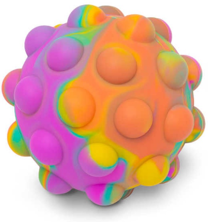 Mega Push Popper Fidget Ball 10cm, Learning SPACE
