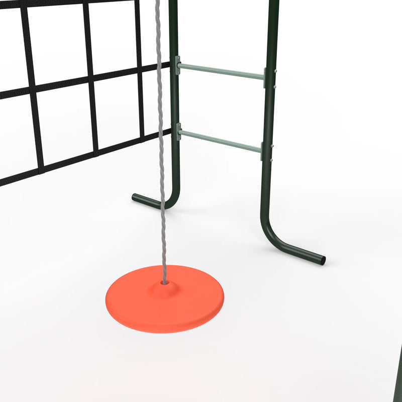 Metal Monkey Bars with Swing and Climbing Wall, Learning SPACE