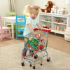 Metal Shopping Trolley-Baby Walker, Gifts For 2-3 Years Old, Imaginative Play, Kitchens & Shops & School, Pretend play, Role Play, Stock, Storage, Trolleys, Wellbeing Furniture-Learning SPACE