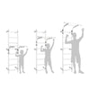 Metal Wall Bars - Gamma Pastel 2 - Grey, Learning SPACE