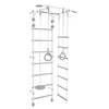 Metal Wall Bars - Gamma Pastel 2 - Grey, Learning SPACE