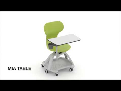 Mia Student Chair with Table-Classroom Chairs,Dropship,Dyslexia,Learning Difficulties,Movement Chairs & Accessories,Neuro Diversity,Seating,Wellbeing Furniture-Learning SPACE