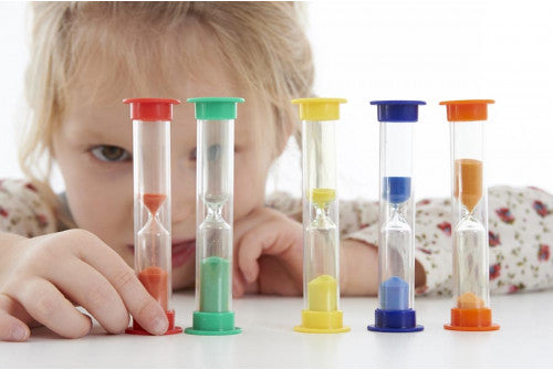 Midi Sand Timers - Pk5, Learning SPACE