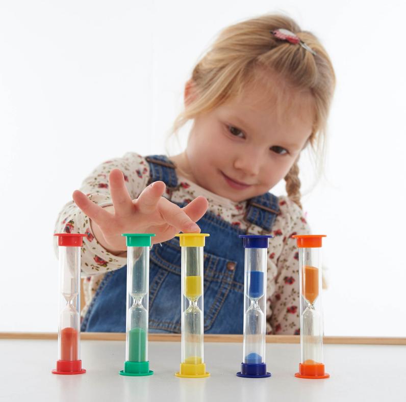 Midi Sand Timers - Pk5, Learning SPACE