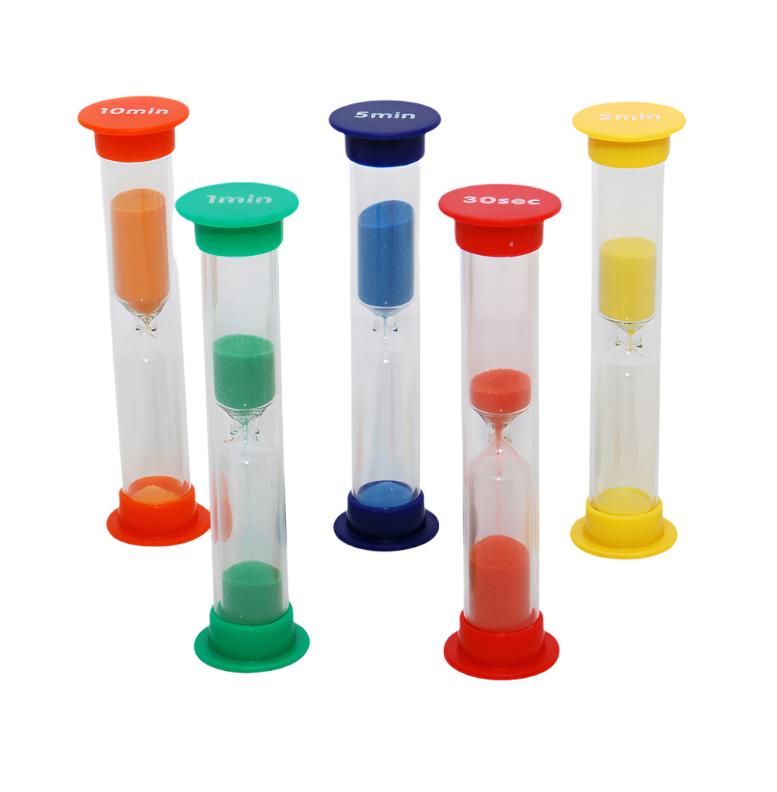 Midi Sand Timers - Pk5, Learning SPACE