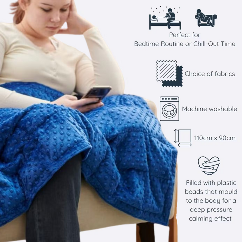 Midi Weighted Polycotton Blanket 2kg, Learning SPACE