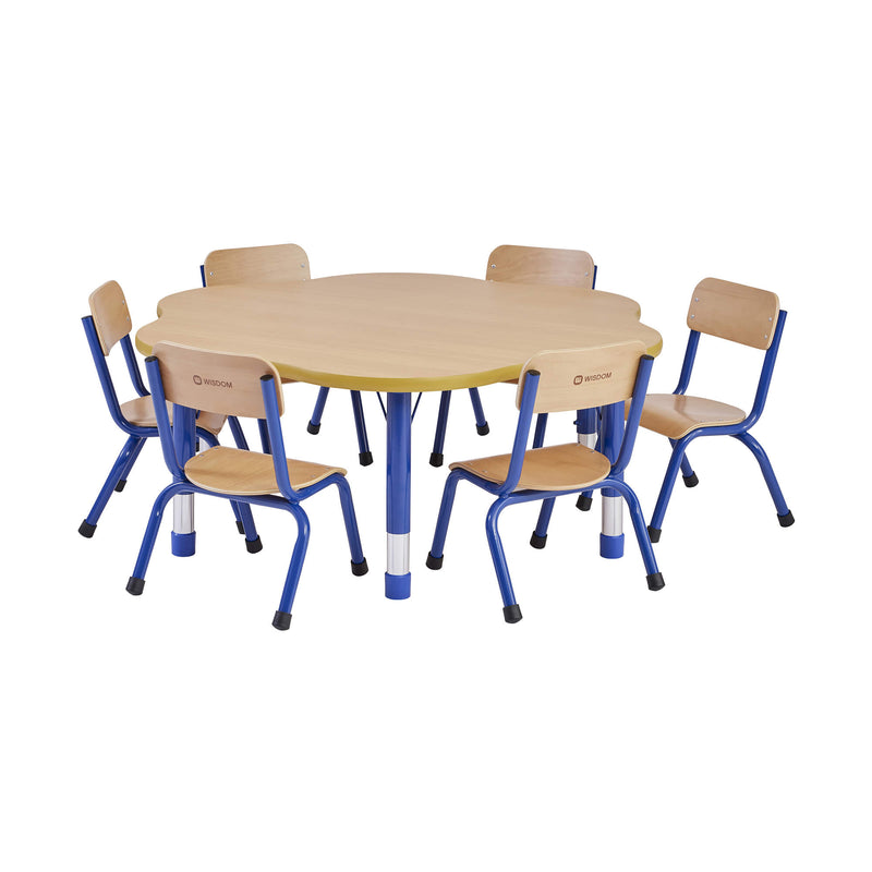 Milan Flower Table, Blue Learning SPACE