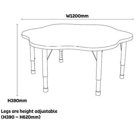 Milan Flower Table, Learning SPACE