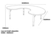 Milan Group Table-Classroom Table, Furniture, Height Adjustable, Horseshoe, Profile Education, Table, Wellbeing Furniture-Learning SPACE