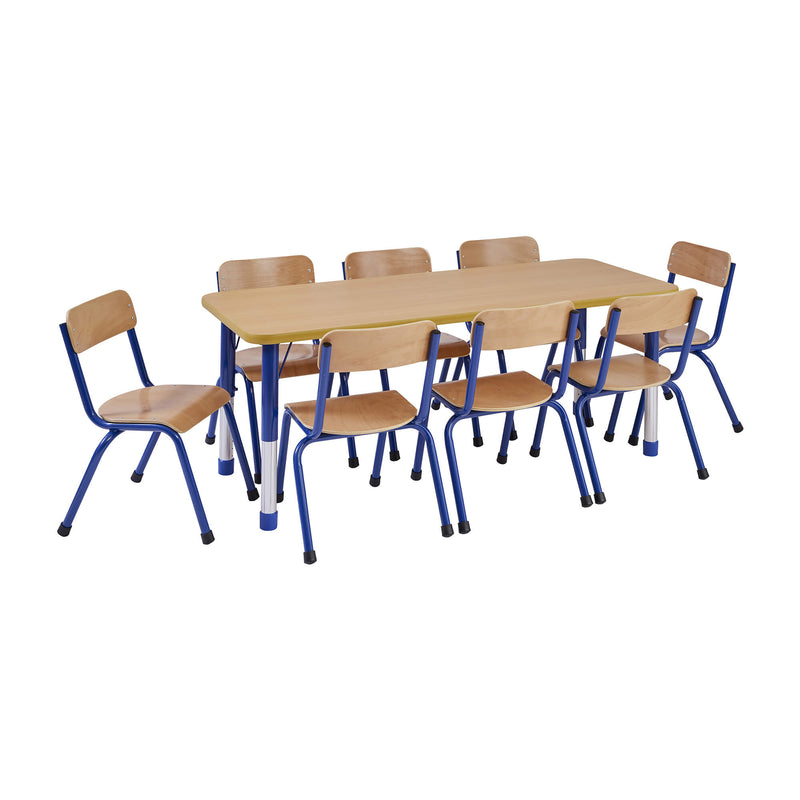 Milan Rectangular Tables - 6 or 8 Seater, Learning SPACE