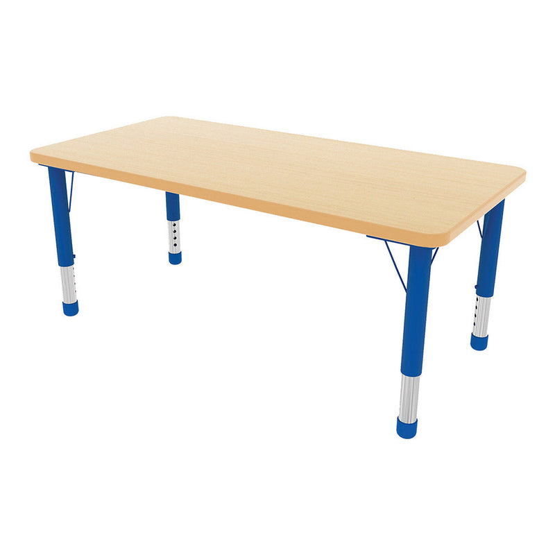 Milan Rectangular Tables - 6 or 8 Seater, Blue 6 - Seater Learning SPACE