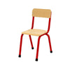 Milan Stackable Chairs-Classroom Chairs, Furniture, Profile Education, Seating, Wellbeing Furniture-Red-4-6 Years-Learning SPACE