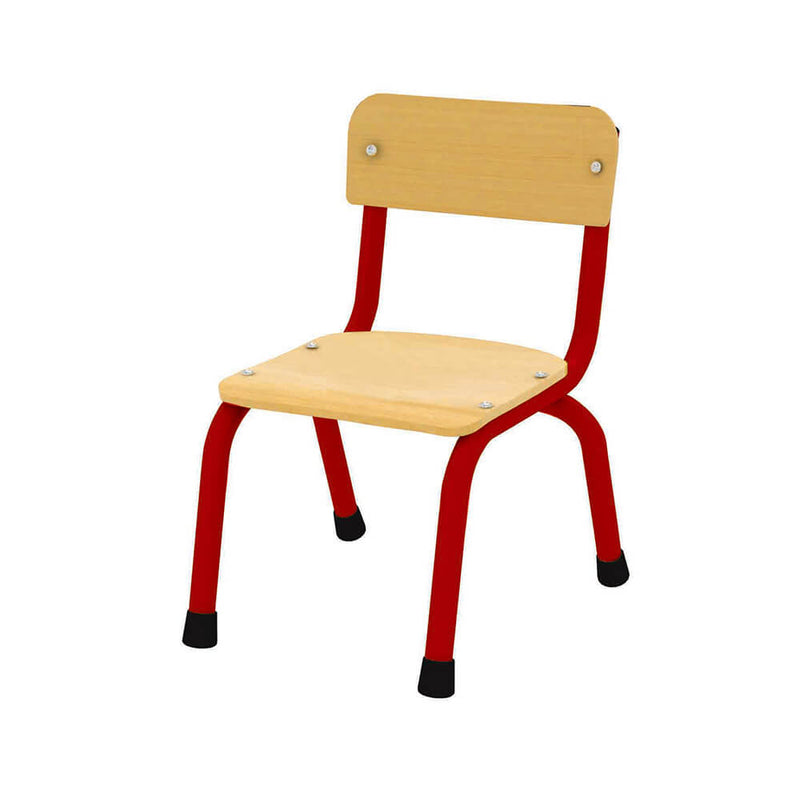 Milan Stackable Chairs, Red 3-4 Years Learning SPACE