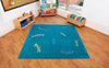 Mindfulness 2x2m Carpet-Calmer Classrooms, Helps With, Kit For Kids, Mats & Rugs, Mindfulness, Plain Carpet, Rugs, Square, Wellbeing Furniture-Learning SPACE