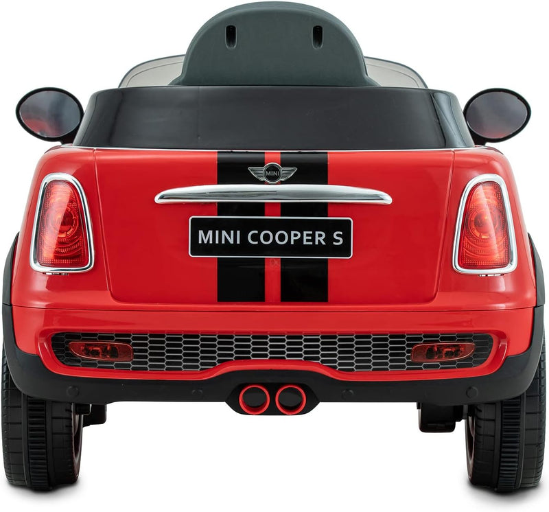 Mini Cooper S Roadster 6 Volt Car with Remote Control - Red, Learning SPACE