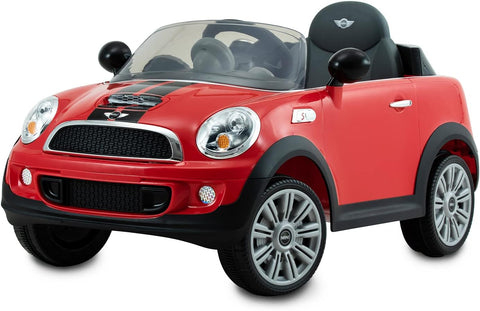 Mini Cooper S Roadster 6 Volt Car with Remote Control - Red-Dropship,Early Years. Ride On's. Bikes. Trikes,Ride On's. Bikes & Trikes,Ride Ons-Learning SPACE