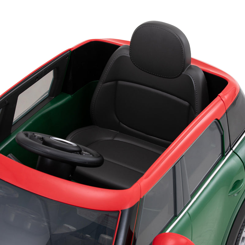 Mini Countryman 12V Premium Electric Ride-On Car + Remote Control – Green, Learning SPACE