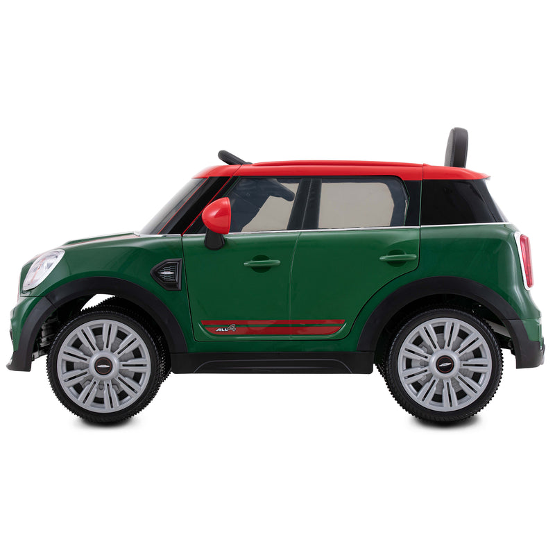 Mini Countryman 12V Premium Electric Ride-On Car + Remote Control – Green, Learning SPACE