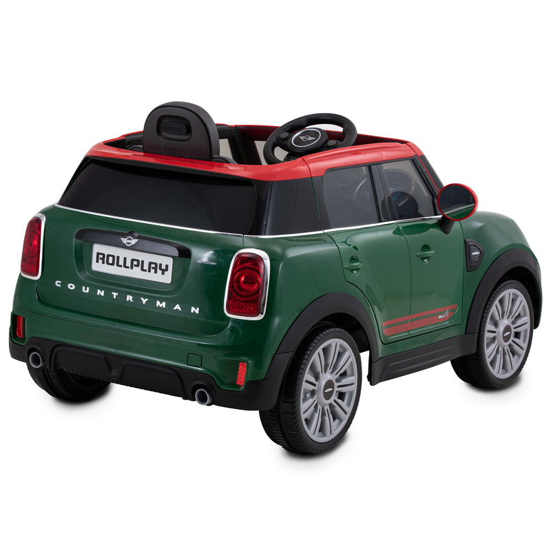 Mini Countryman 12V Premium Electric Ride-On Car + Remote Control – Green, Learning SPACE
