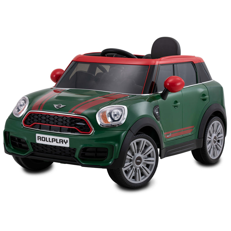 Mini Countryman 12V Premium Electric Ride-On Car + Remote Control – Green, Learning SPACE