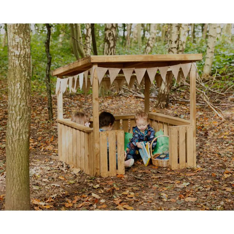 Mini Loft Wooden Playhouse-Cosy Direct,Outdoor Play,Outdoor Play Structure,Outdoor Playhouse,Play Houses,Playhouses-Learning SPACE