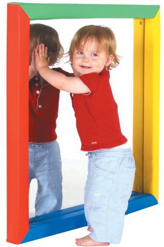 Mirror Soft Frame (850mm)- Develops Children's Self-Awareness, Mirrors Learning SPACE