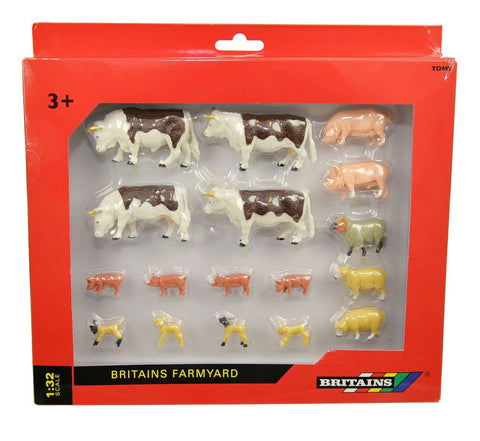 Mixed Farm Animal Mini Figures-Farms & Construction,Games & Toys,Gifts For 3-5 Years Old,Imaginative Play,Outdoor Sand & Water Play,Primary Games & Toys,Role Play,SCOTEXCEL-Learning SPACE