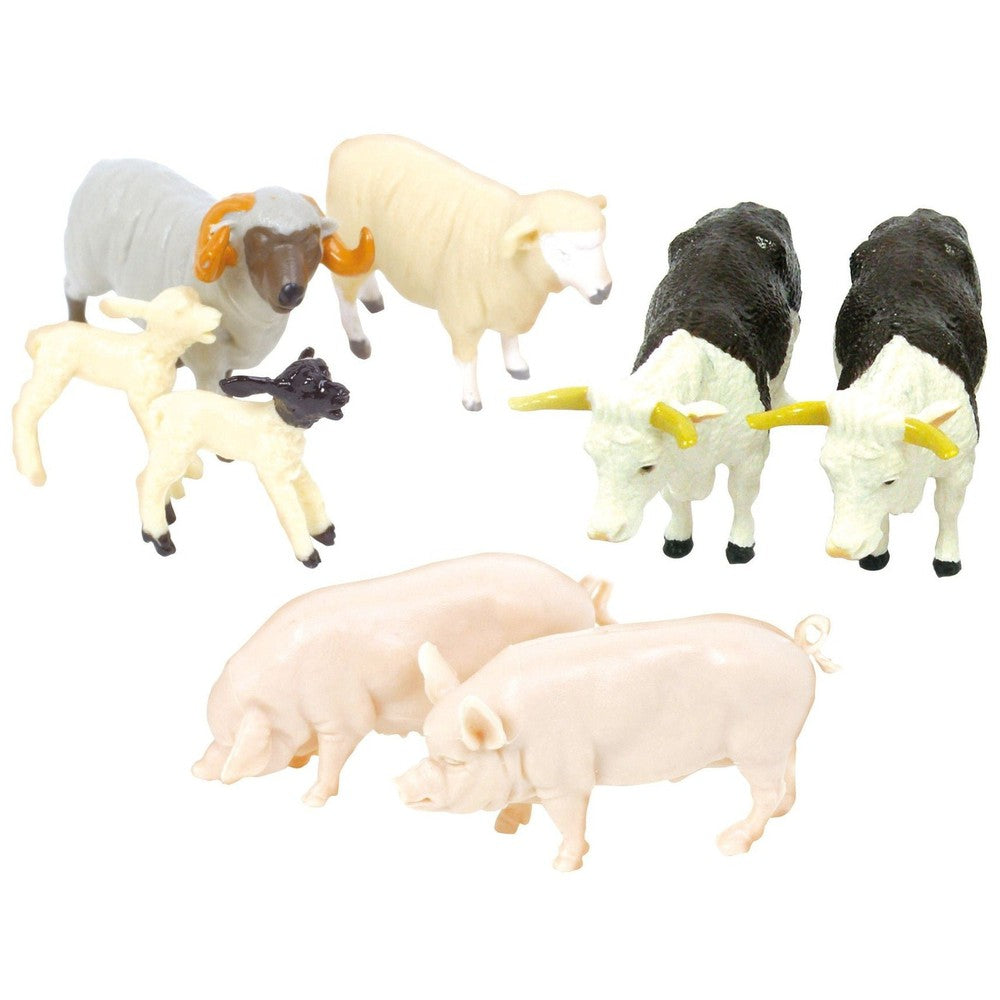 Mixed Farm Animal Mini Figures-Farms & Construction,Games & Toys,Gifts For 3-5 Years Old,Imaginative Play,Outdoor Sand & Water Play,Primary Games & Toys,Role Play,SCOTEXCEL-Learning SPACE