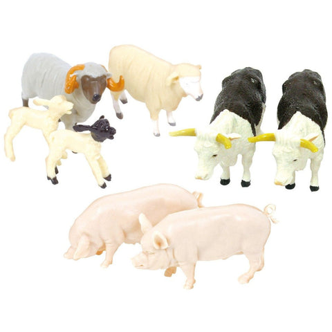 Mixed Farm Animal Mini Figures-Farms & Construction,Games & Toys,Gifts For 3-5 Years Old,Imaginative Play,Outdoor Sand & Water Play,Primary Games & Toys,Role Play,SCOTEXCEL-Learning SPACE