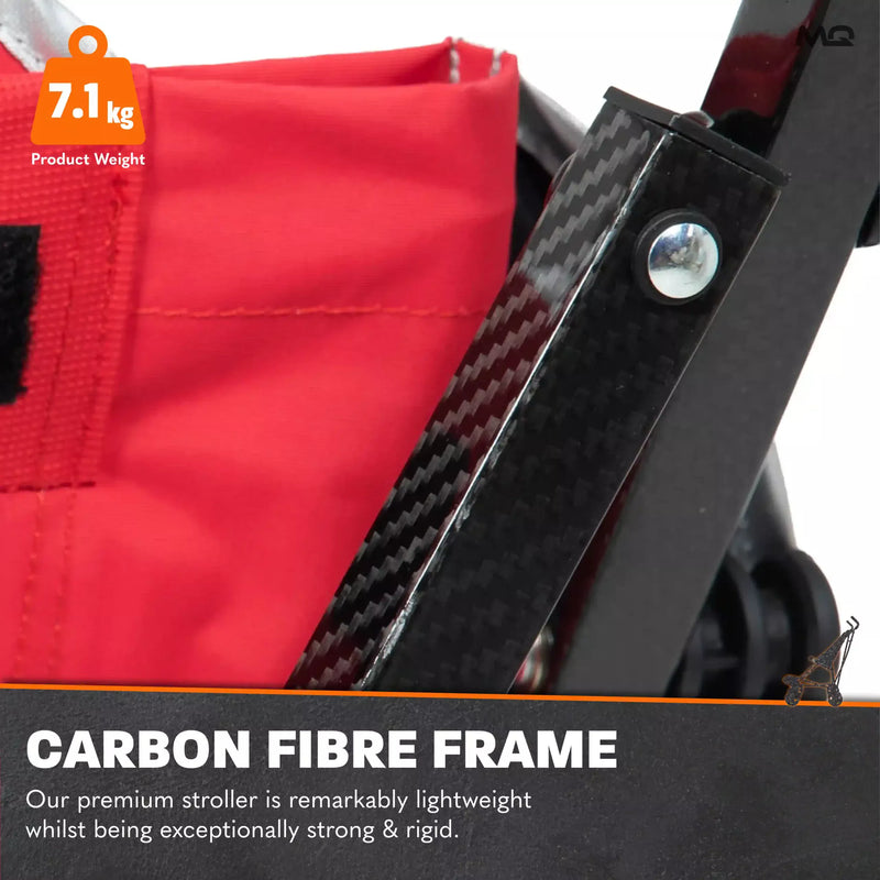 MobiQuip XL Carbon Fibre Disability Pushchair, Learning SPACE