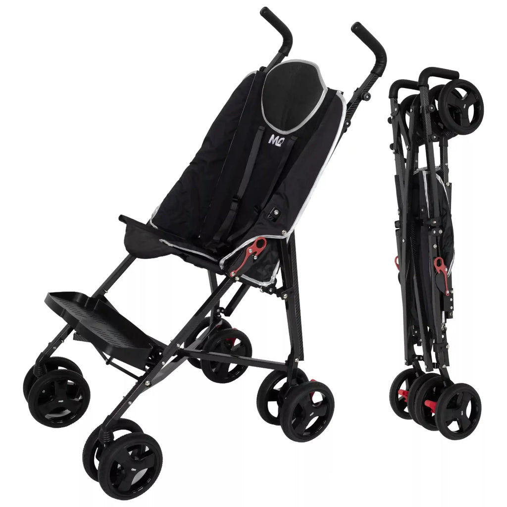 MobiQuip XL Carbon Fibre Disability Pushchair, VAT Exempt Black Learning SPACE