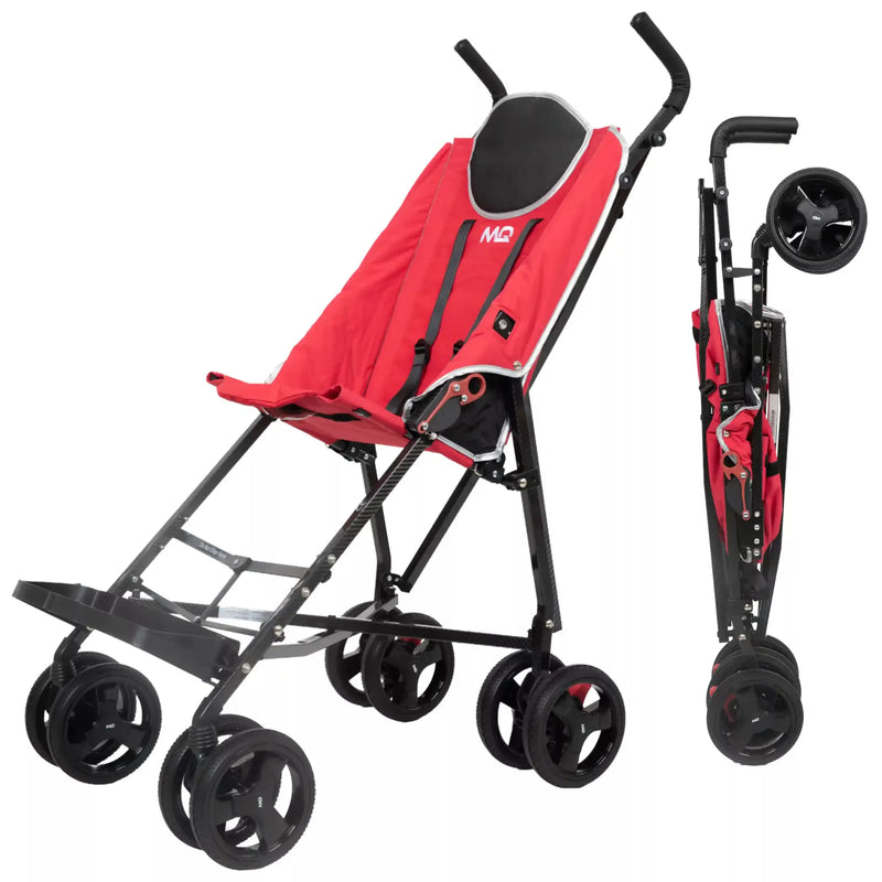 MobiQuip XL Carbon Fibre Disability Pushchair, VAT Exempt Red Learning SPACE