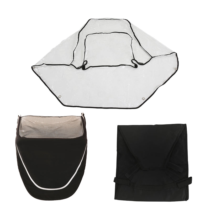 MobiQuip XL Pushchair Travel Accessories Pack, VAT Exempt Black - Currently available on pre-order- back in stock end of July/Early Aug Learning SPACE