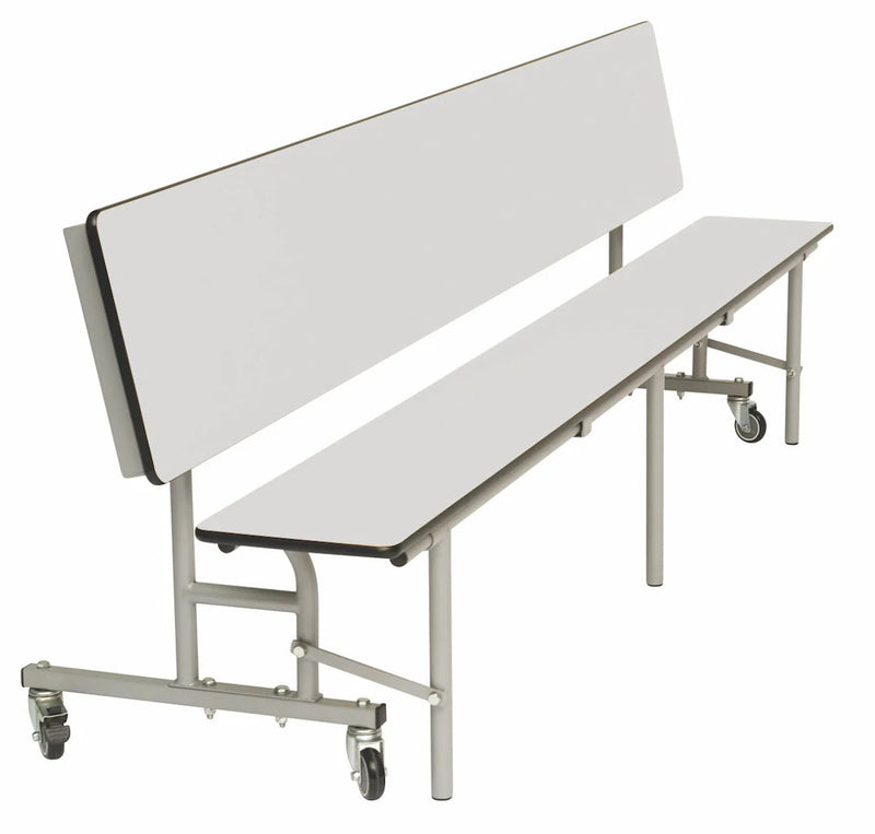 Mobile Convertible Mobile Folding Bench Unit - Age range 11+, White Learning SPACE