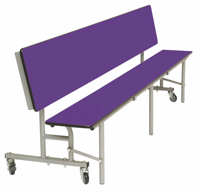 Mobile Convertible Mobile Folding Bench Unit - Age range 11+, Purple Learning SPACE