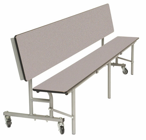 Mobile Convertible Mobile Folding Bench Unit - Age range 11+, Grey Fleck Learning SPACE