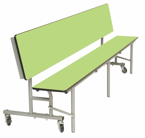Mobile Convertible Mobile Folding Bench Unit - Age range 5-11-Bench,Folding Table-Lime-9SLCB827-LI-Learning SPACE