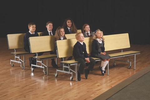 Mobile Convertible Mobile Folding Bench Unit - Age range 5-11-Bench,Folding Table-Learning SPACE