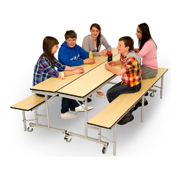 Mobile Convertible Mobile Folding Bench Unit - Age range 5-11, Learning SPACE