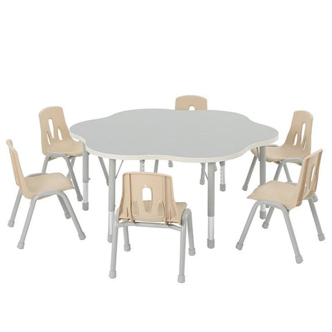 Modern Thrifty Flower Table-Classroom Table, Flower, Furniture, Height Adjustable, Profile Education, Table, Wellbeing Furniture-Learning SPACE