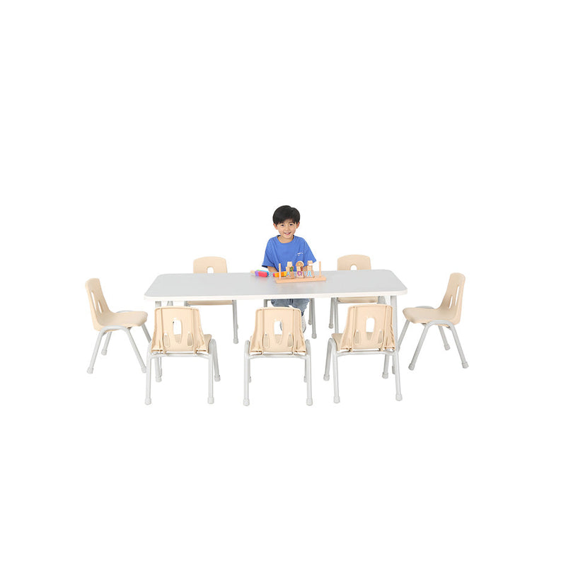 Modern Thrifty Rectangular Table - 4/6/8 Seater Options, Learning SPACE
