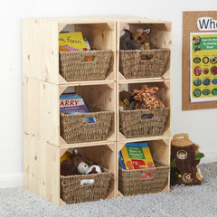 Modular Storage Squares (6Pk)-Classroom Furniture,Cosy Direct,Furniture,Library Furniture,Shelves,Storage-Learning SPACE